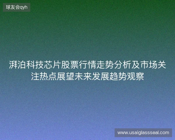 湃泊科技芯片股票行情走势分析及市场关注热点展望未来发展趋势观察